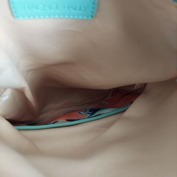 Rachel Pally Paradise Reversible Faux Leather & Canvas Zippered Clutch - Picture 9 of 13